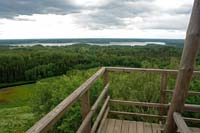 View from Eglukalns observation deck